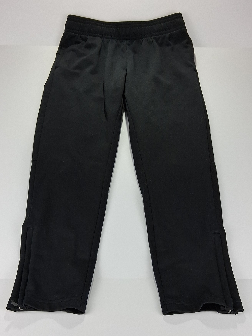 Boys All In Motion Athletic Pants Size Medium (8) Black Drawstring Waist Pockets